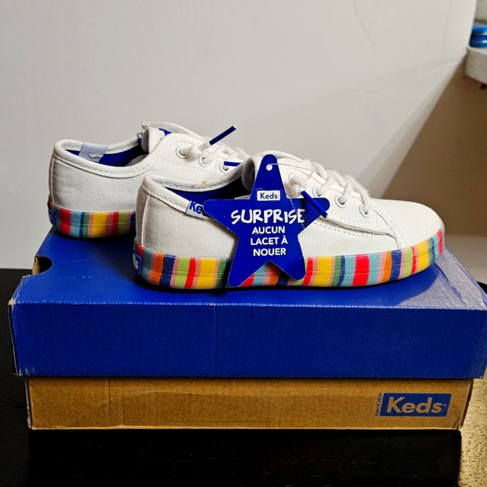Keds Kids Unisex Kickstart Season Jr. Sneaker Size 9, EU 26